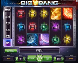 Big Bang Main Screen