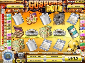 Gushers Gold Main Screen