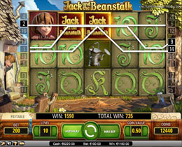 Jack And The Beanstalk Main Screen
