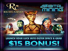 Orbital Mining Slot Bonus Screen
